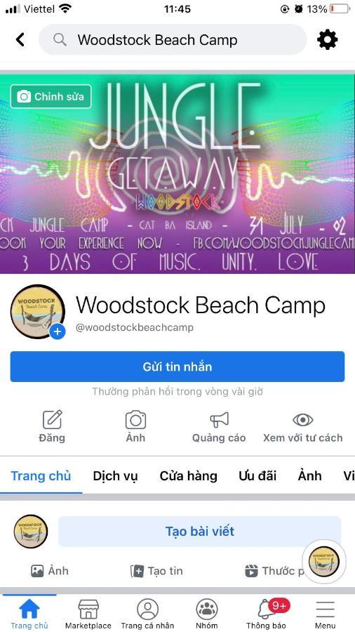 Woodstock Beach Camp Hien Hao Экстерьер фото